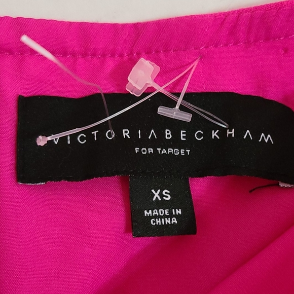 Victoria Beckham Fuchsia Drop Waist Dress Sz. XS - Picture 7 of 10